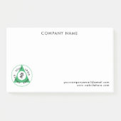 Post-it® Notes de logo personnalisées pour l'entreprise (Devant)