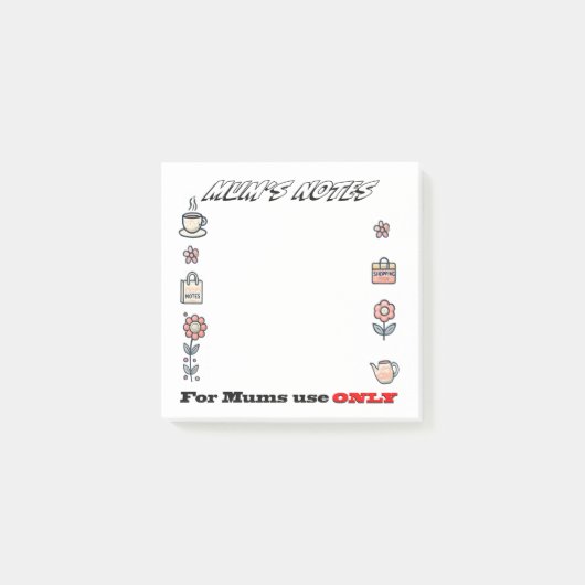 Post-it® Notes de maman - Conception de notes post-it (Devant)