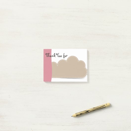 Post-it® Notes de Merci (Sur un bureau)