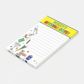 Post-it® Notes de Mitzvah personnalisées - Style 2 (Incliné)