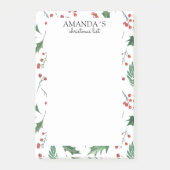 Post-it® Notes de motif de Noël (Devant)