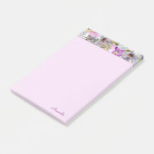 Post-it® Notes de motifs floraux d'aquarelle (Incliné)