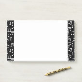 Post-it® Notes de musique (Sur un bureau)