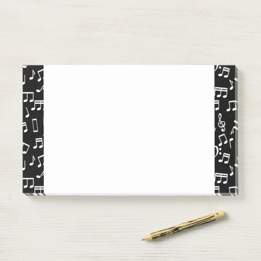 Post-it® Notes de musique (Sur un bureau)