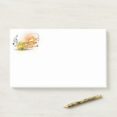 Post-it® Notes de musique (Sur un bureau)