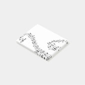 Post-it® Notes de musique (Incliné)