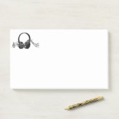 Post-it® Notes de musique (Sur un bureau)