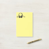 Post-it® Notes de musique (Sur un bureau)