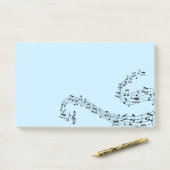 Post-it® Notes de musique (Sur un bureau)