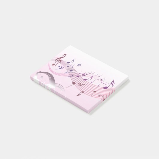 Post-it® notes de musique (Incliné)