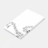 Post-it® Notes de musique (Incliné)