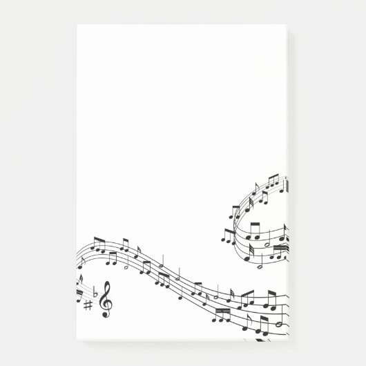 Post-it® Notes de musique (Devant)