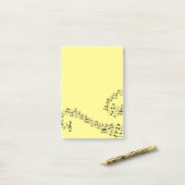 Post-it® Notes de musique (Sur un bureau)