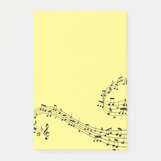 Post-it® Notes de musique (Devant)
