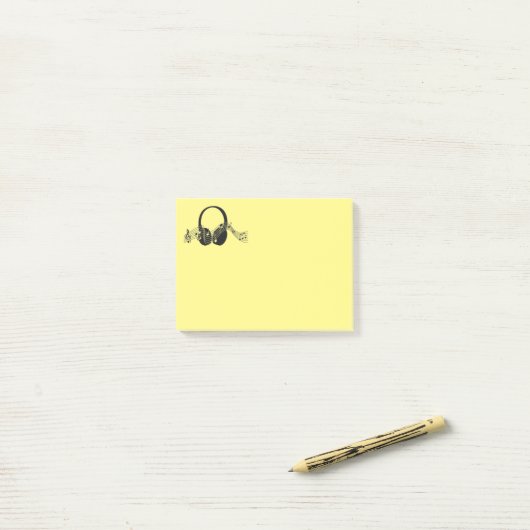 Post-it® Notes de musique (Sur un bureau)