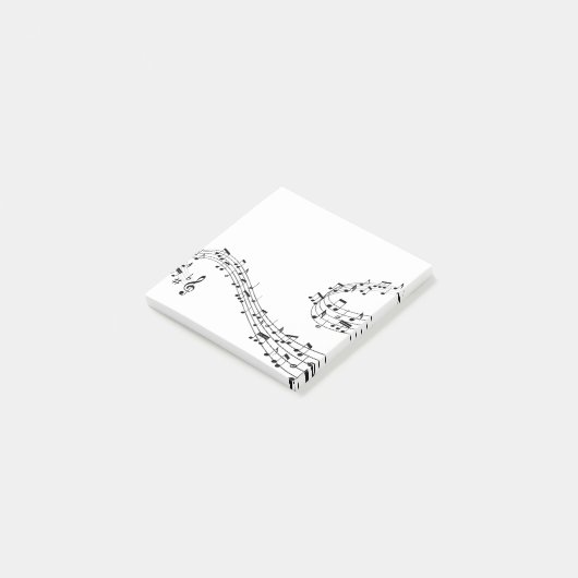 Post-it® Notes de musique (Incliné)