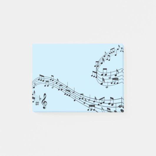 Post-it® Notes de musique (Devant)