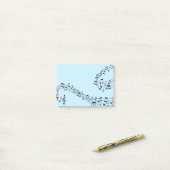 Post-it® Notes de musique (Sur un bureau)