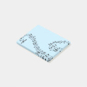 Post-it® Notes de musique (Incliné)