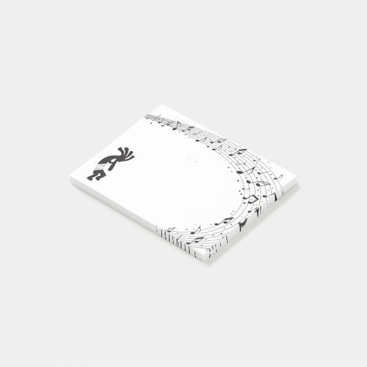 Post-it® Notes de musique Kokopelli  (Incliné)