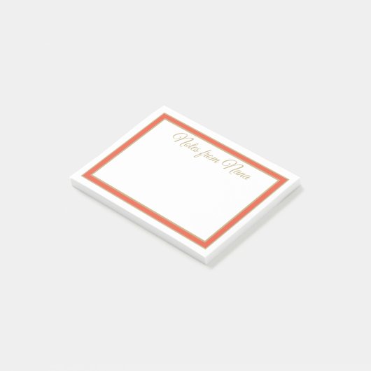 Post-it® Notes de Nana post il note (Incliné)