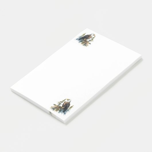 Post-it® Notes de nature d'aigle  (Incliné)