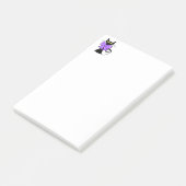 Post-it® Notes de nature de chat noir (Incliné)