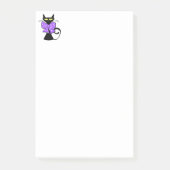 Post-it® Notes de nature de chat noir (Devant)