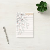 Post-it® Notes de Noël abstrait dessin de gui (Bureau)
