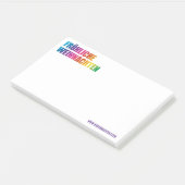 Post-it® Notes de Noël Arc-en-Ciel (Incliné)