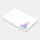 Post-it® Notes de Noël Arc-en-Ciel (Incliné)