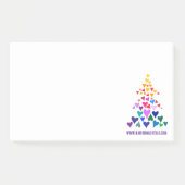 Post-it® Notes de Noël Arc-en-Ciel (Devant)