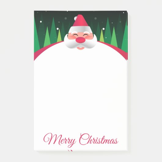 Post-It Notes de Noël avec le Père Noël (Devant)