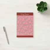Post-it® Notes de Noël élégantes rouges (Bureau)