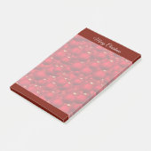 Post-it® Notes de Noël élégantes rouges (Incliné)