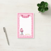 Post-It Notes de Noël rose avec Père Noël (Bureau)
