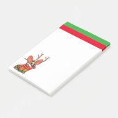 Post-it® Notes de Noël sur les chiens Corgi (Incliné)