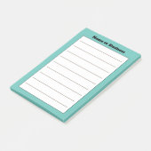 Post-it® Notes de nom commercial personnalisées (Incliné)