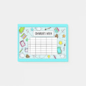 Post-it® Notes de nom personnalisable du calendrier scolair (Devant)