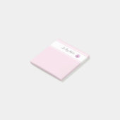 Post-it® Notes de nom PERSONNALISÉES (Incliné)
