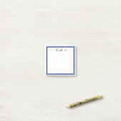 Post-it® Notes de nom PERSONNALISÉES (Sur un bureau)
