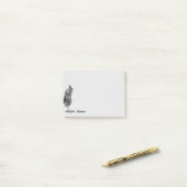 Post-it® Notes de nom personnalisées à partir du stylo en p (Sur un bureau)