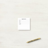 Post-it® Notes de nomination (Sur un bureau)