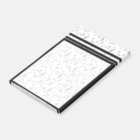 Post-It Notes de Notes de Musique (Incliné)