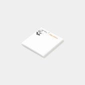 Post-it® Notes de notes sur les chauves-souris Halloween (Incliné)