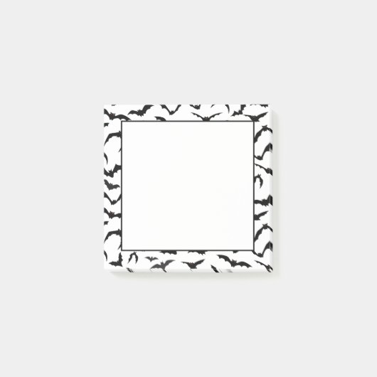 Post-it® Notes de notes sur les chauves-souris Halloween (Devant)