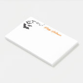 Post-it® Notes de notes sur les chauves-souris Halloween (Incliné)