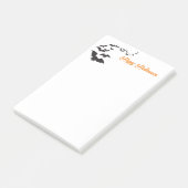 Post-it® Notes de notes sur les chauves-souris Halloween (Incliné)