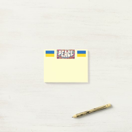 Post-it® Notes de paix (Sur un bureau)