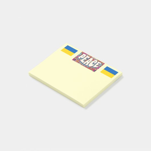 Post-it® Notes de paix (Incliné)